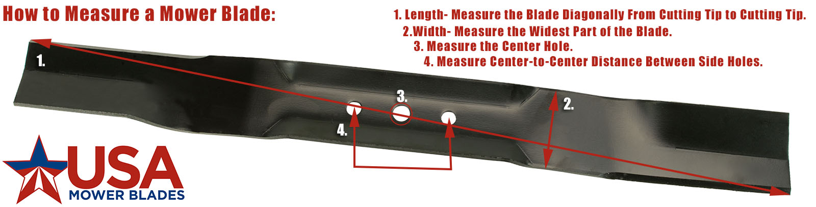 BDL18 USA Mower Blades